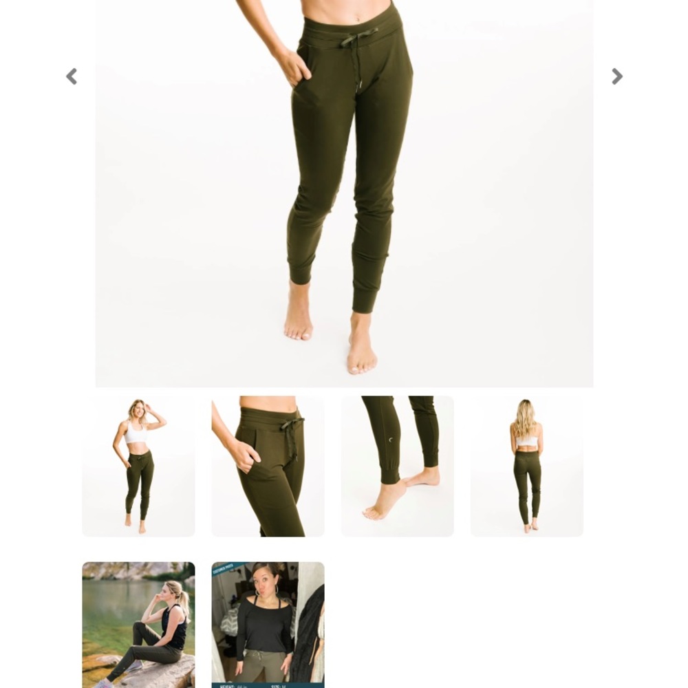 Zyia Olive Ascend Jogger size XL.